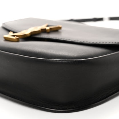 Saint Laurent Smooth Calfskin Monogram Medium Kaia Satchel Black 9 of 9
