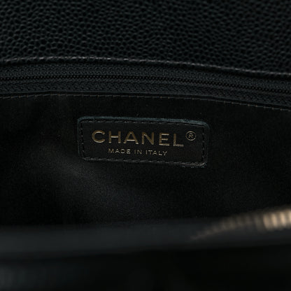 Chanel Caviar Quilted Grand Shopping Tote GST Black 6 of 8