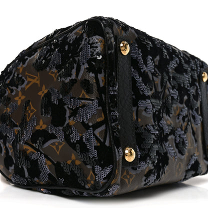 Louis Vuitton Monogram Fleur De Jais Sequins Speedy 30 8 of 11