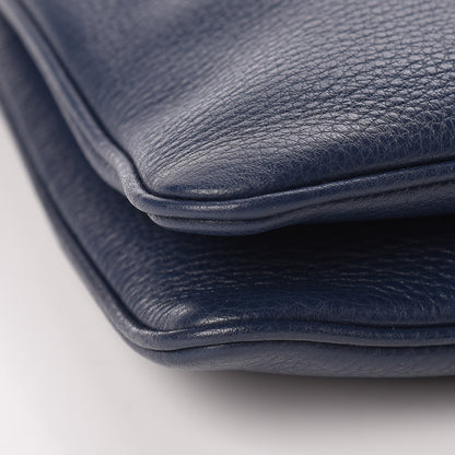 Prada Vitello Phenix Double Zip Crossbody Bag Baltico 5 of 9