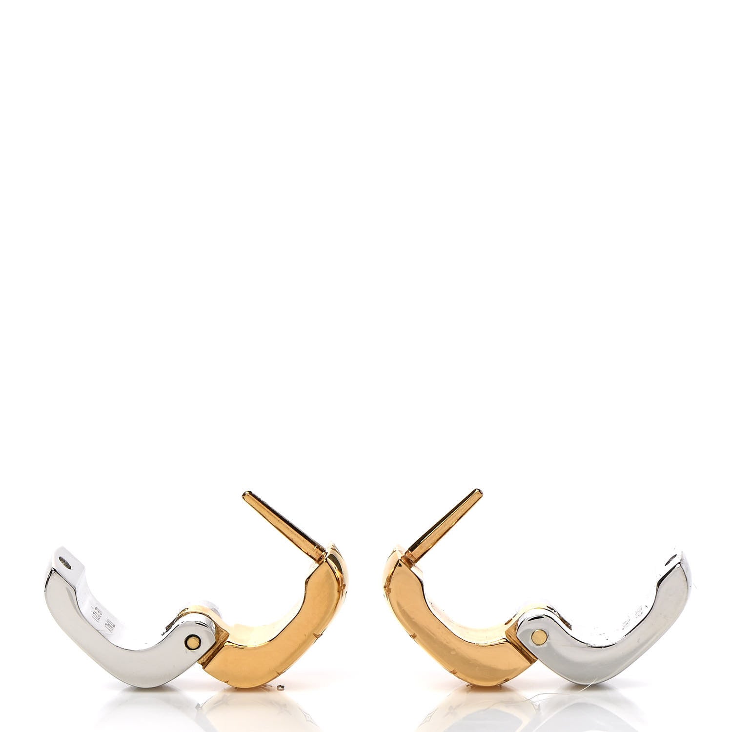 Louis Vuitton Nanogram Earrings Gold 3 of 4