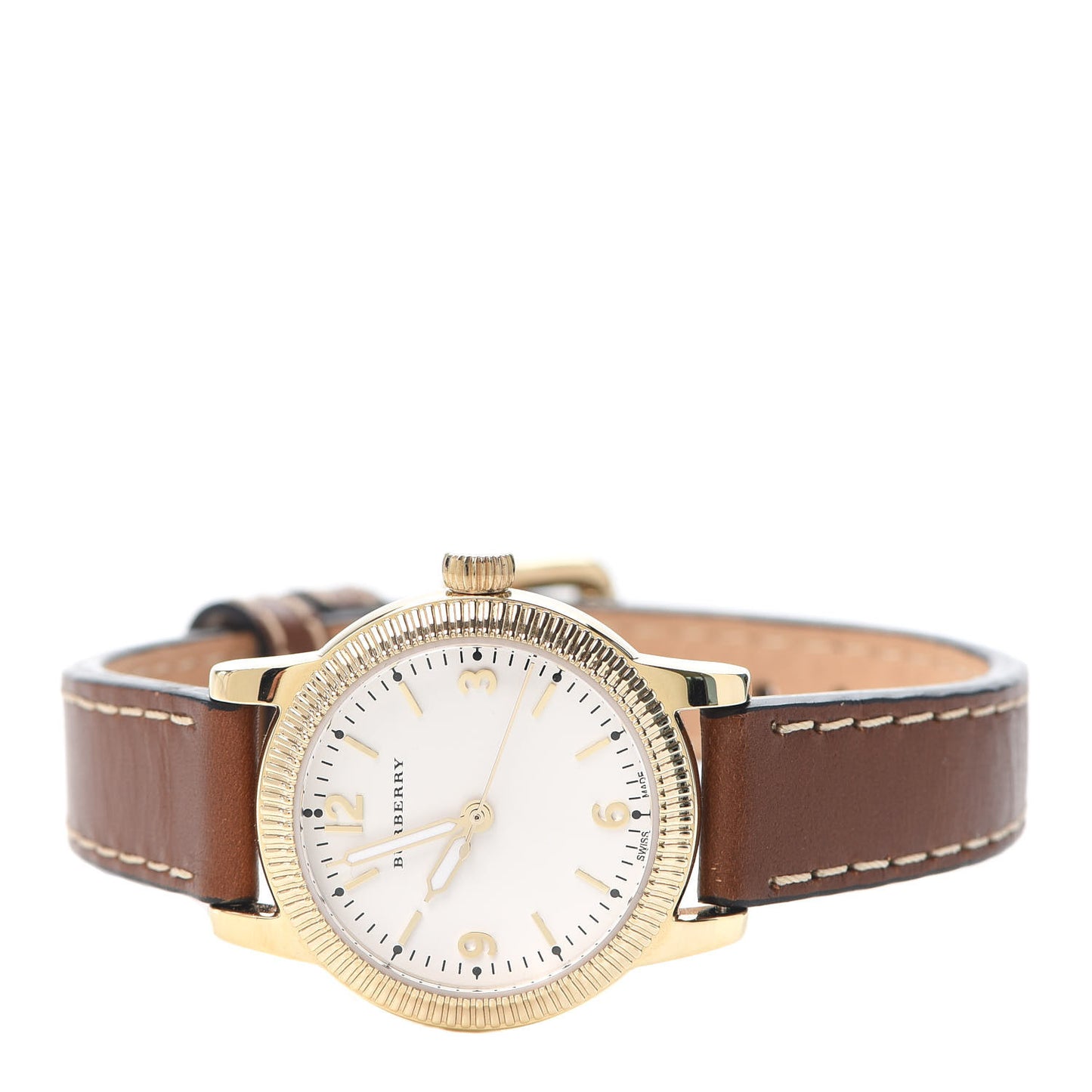 Stainless Steel Calfskin 30mm Utilitarian Quartz Watch BU7865