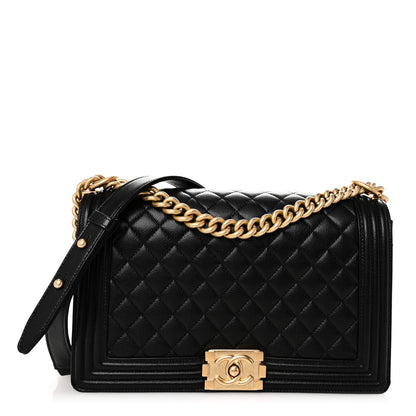 Chanel Caviar Quilted New Medium Boy Flap Black 1 of 9