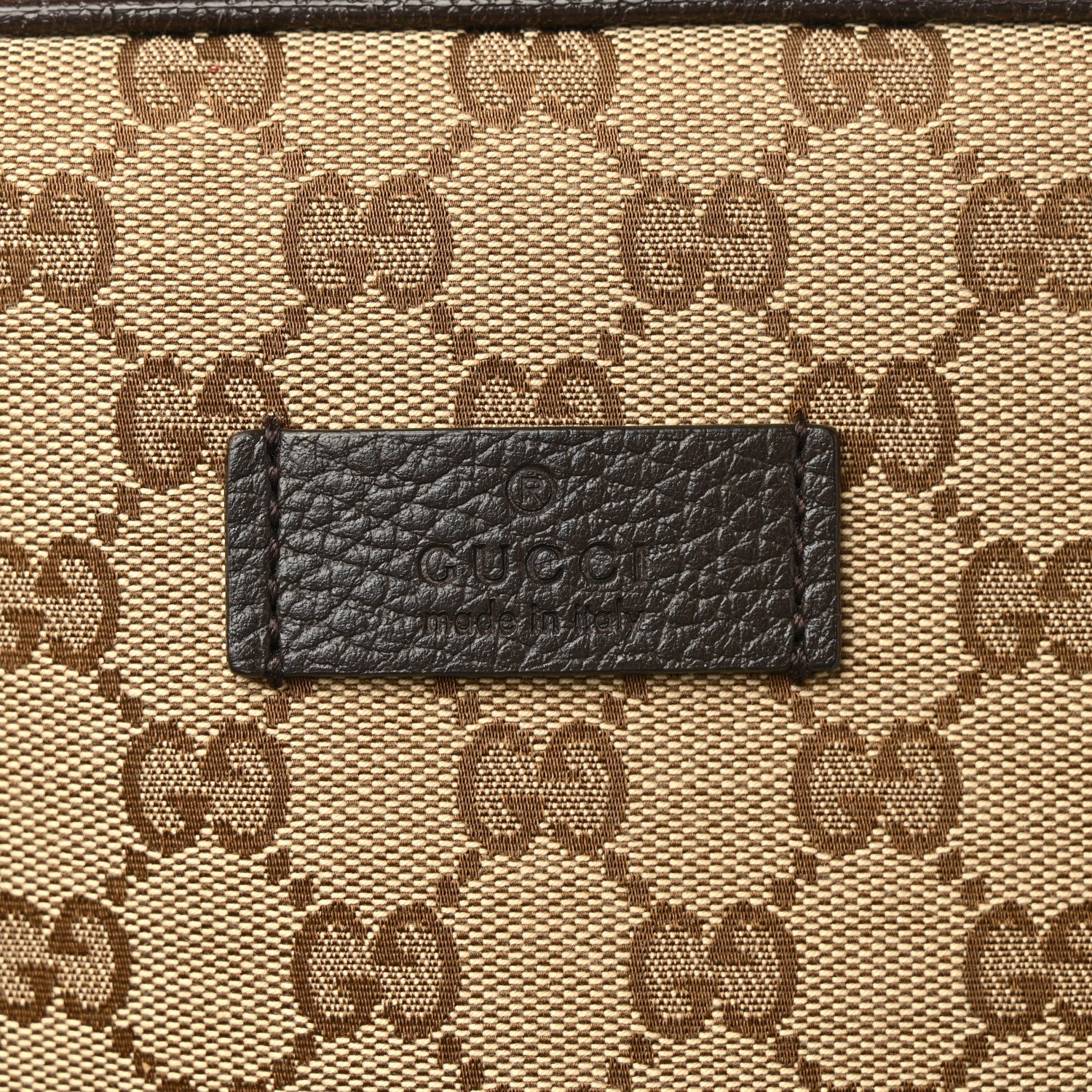 Gucci Monogram Travel Backpack Dark Brown 8 of 10