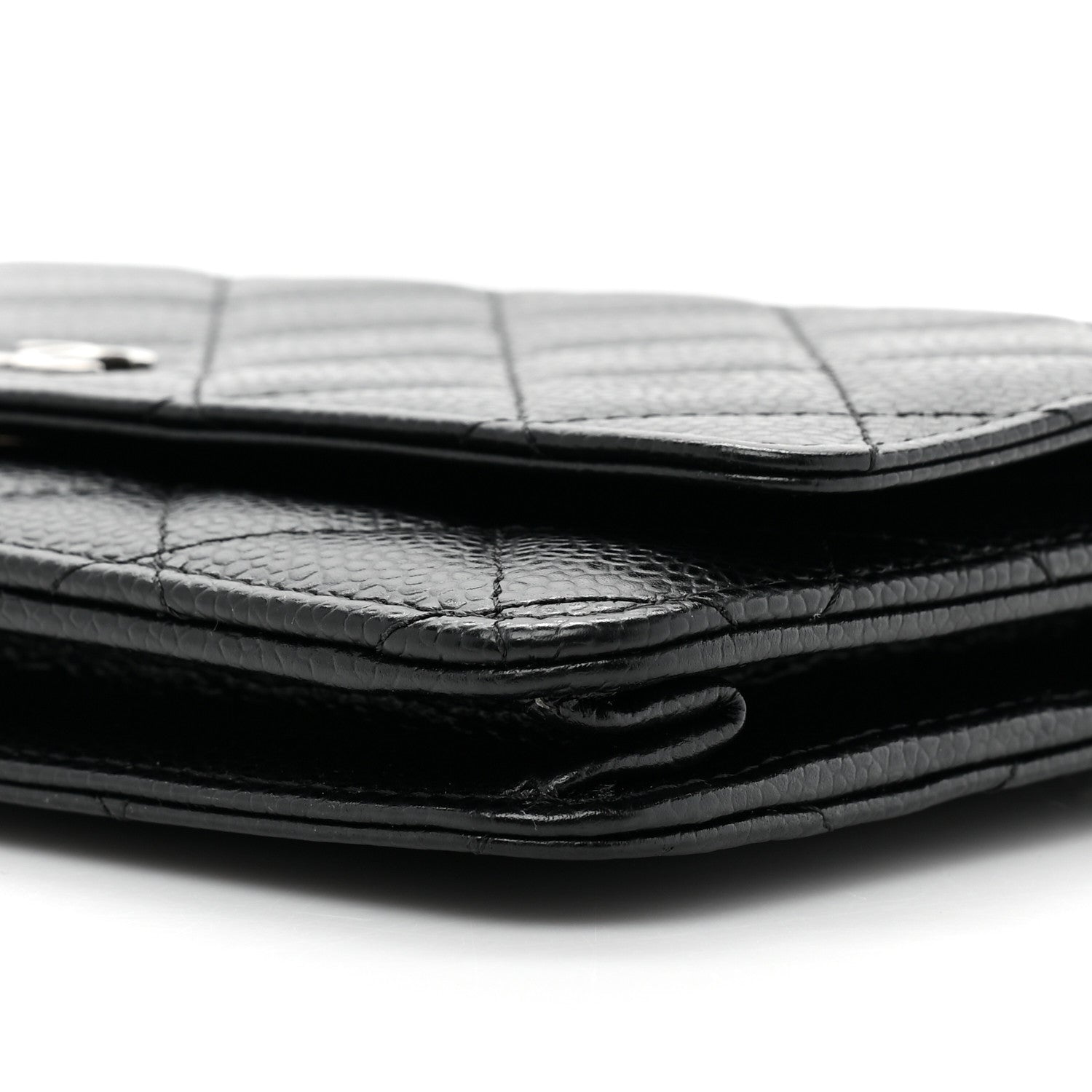 Chanel Caviar Quilted Wallet on Chain WOC Black 11 of 13