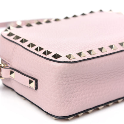 Valentino Garavani Pebbled Calfskin Rockstud Camera Crossbody Bag Cipria 7 of 8