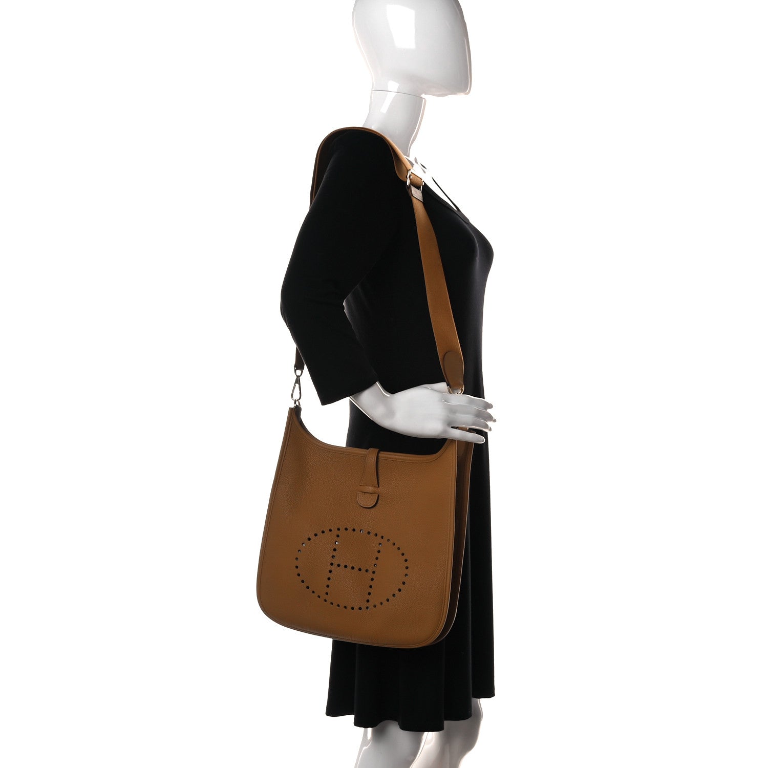 Hermes Taurillon Maurice Evelyne III PM Sesame 2 of 13