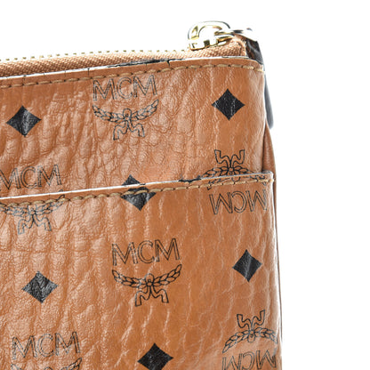 MCM Visetos Original Medium Pouch Cognac 15 of 17