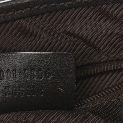 Gucci Monogram Web Jackie O Hobo Dark Brown 7 of 12