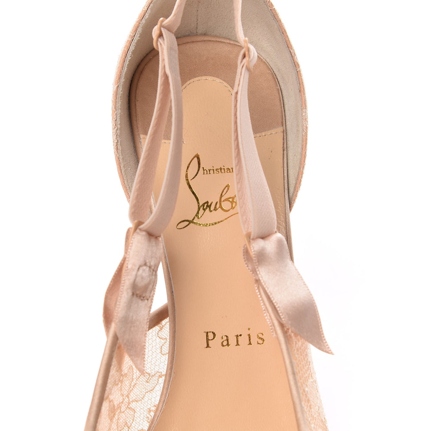 Satin Chantilly Lace Hot Jeanbi 100 Pumps 39 Nude
