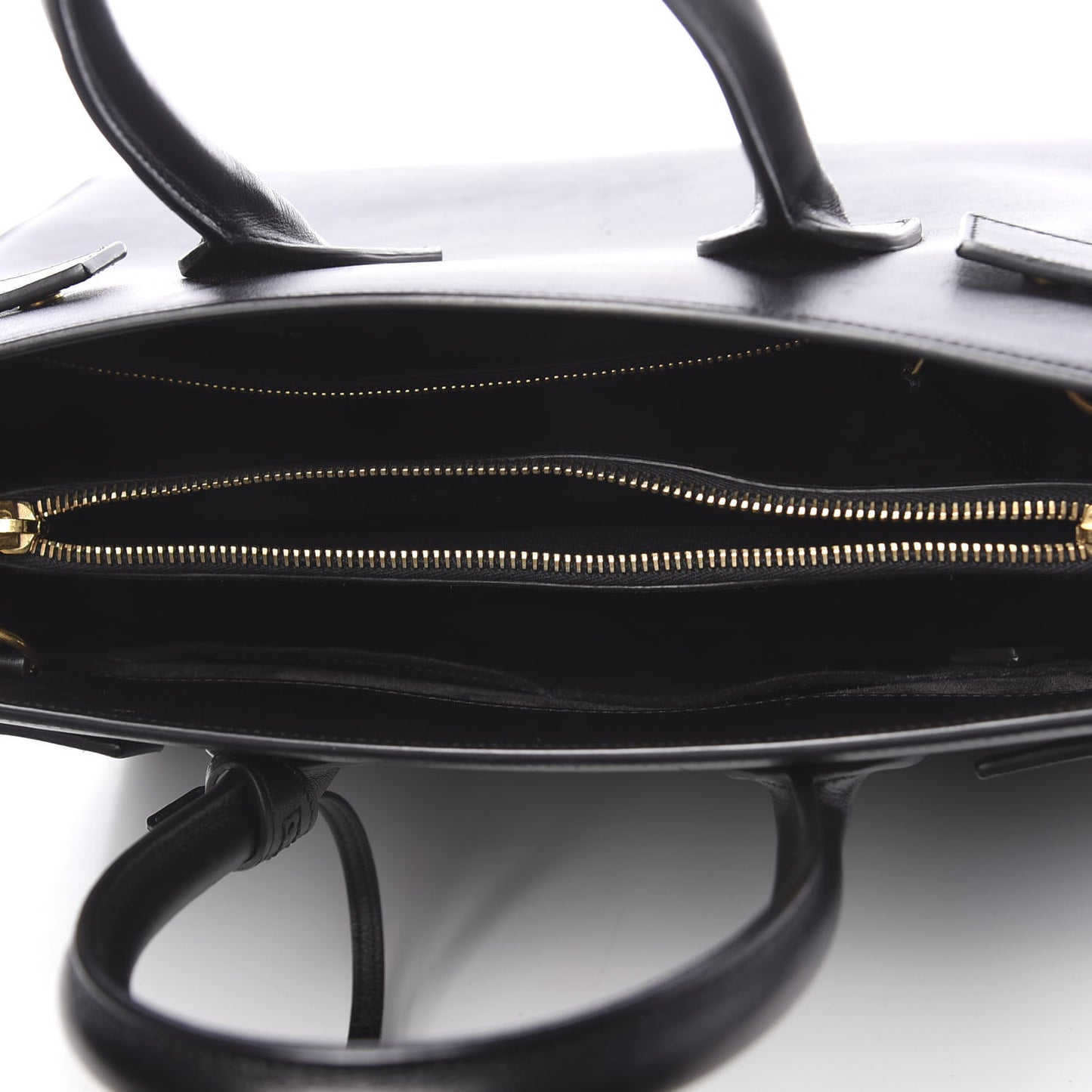 Calfskin Small Sac De Jour Black