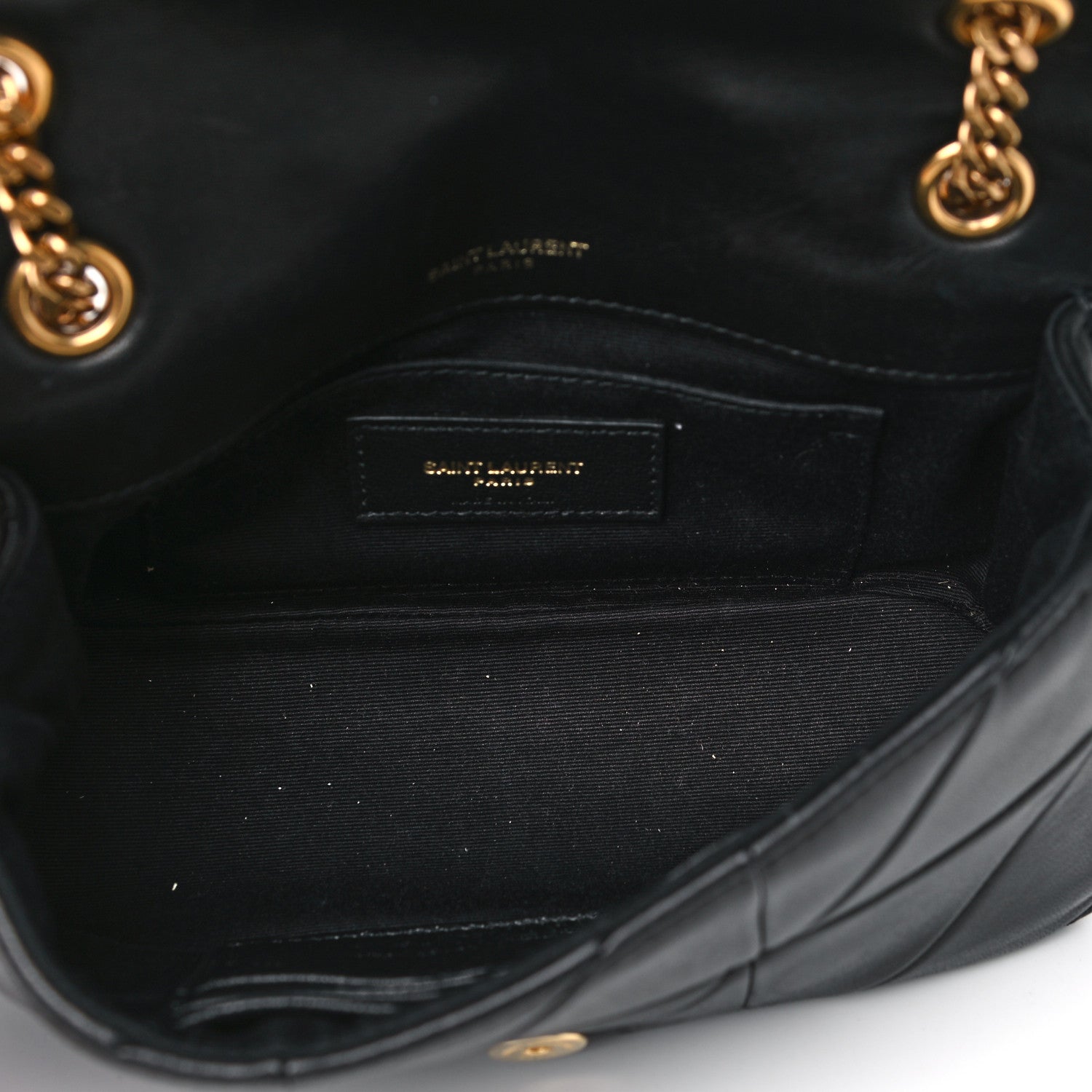 Saint Laurent Lambskin Patchwork Monogram Small Jamie Black 5 of 16