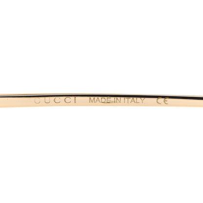 Gucci Metal Horsebit Square Frame Sunglasses GG0879S Gold 6 of 8