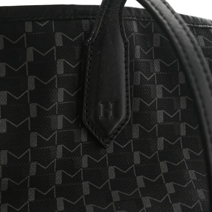 Moynat Calfskin Canvas 1920 M Monogram MM Tote  Black 15 of 15
