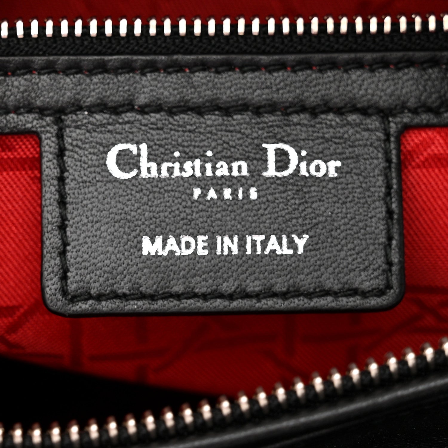 Christian Dior Lambskin Cannage Large Lady Dior Black 6 of 10