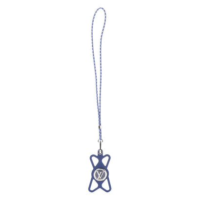 Louis Vuitton Monogram Silicone Louise Phone Holder Blue 1 of 2
