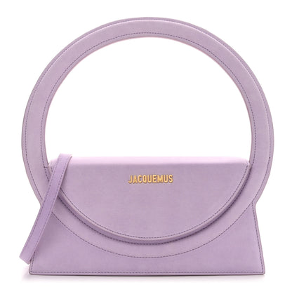 Jacquemus Nubuck Le Sac Rond Lilac 1 of 9