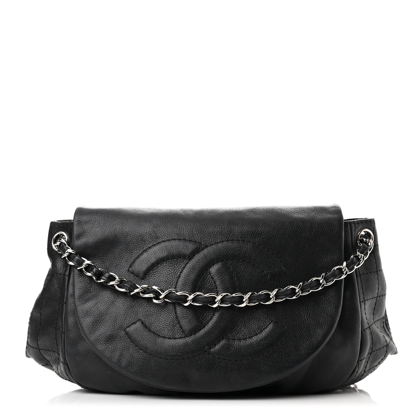 Caviar Half Moon Wallet On Chain WOC Black