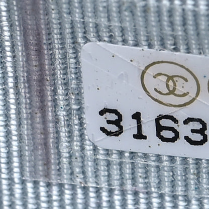 Chanel Caviar Quilted Flap Card Holder Wallet Light Blue 8 of 14