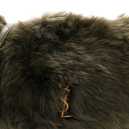 Saint Laurent Shearling Fur Medium Jamie 4.3 Olive Ranch Olive Ranch 8 of 10