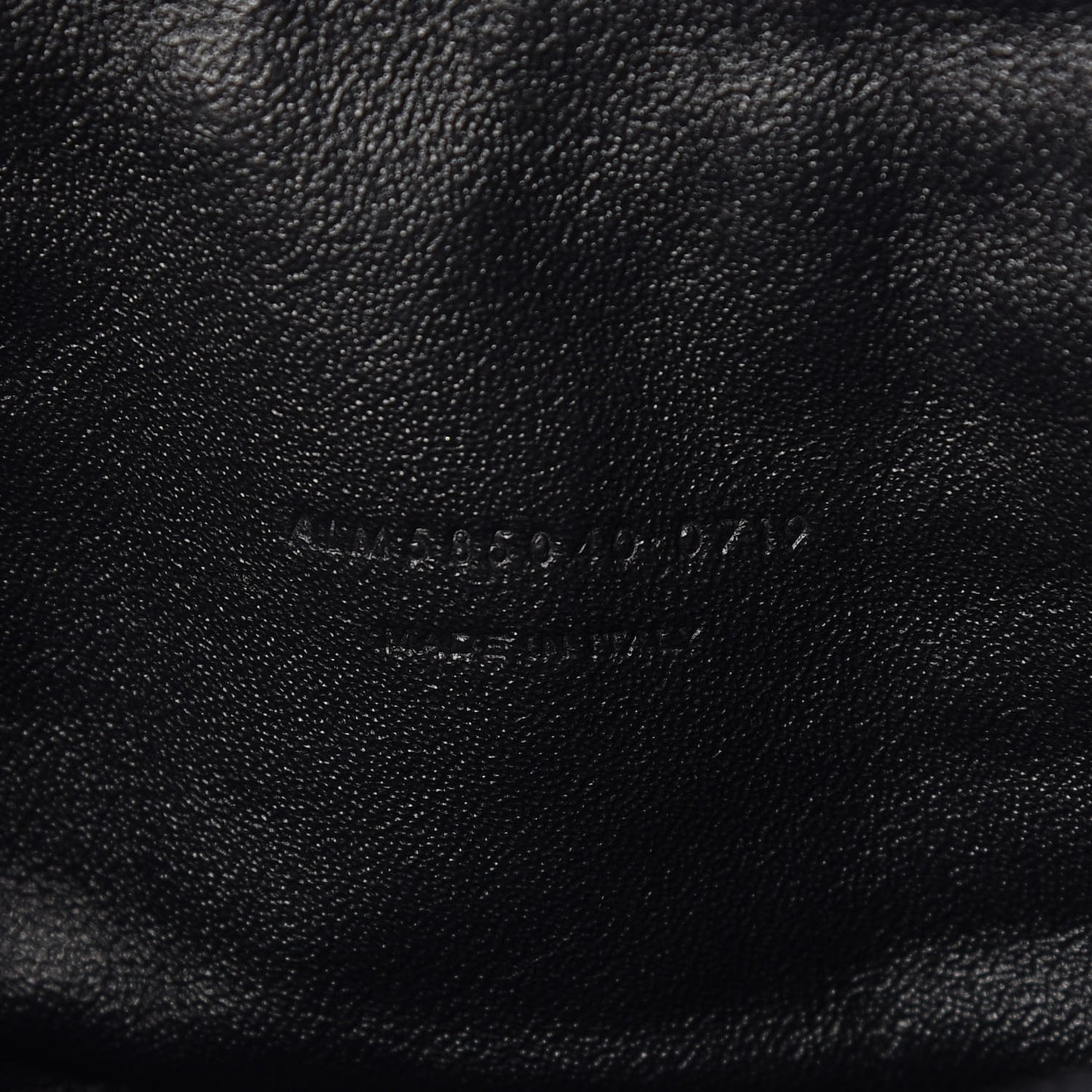 Grain De Poudre Matelasse Monogram Mini Lou Camera Bag Black