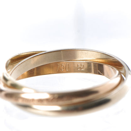 Cartier 18K Pink Yellow White Gold Extra Small Trinity Ring 52 6 5 of 5