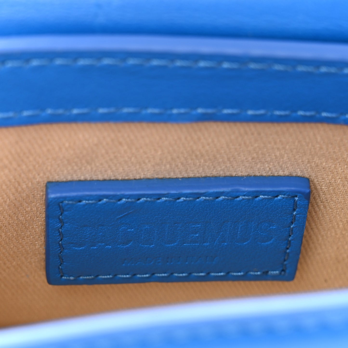 Smooth Calfskin Le Chiquito Blue