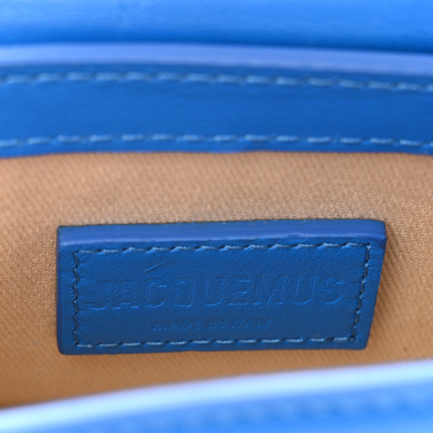 Jacquemus Smooth Calfskin Le Chiquito Blue 6 of 10