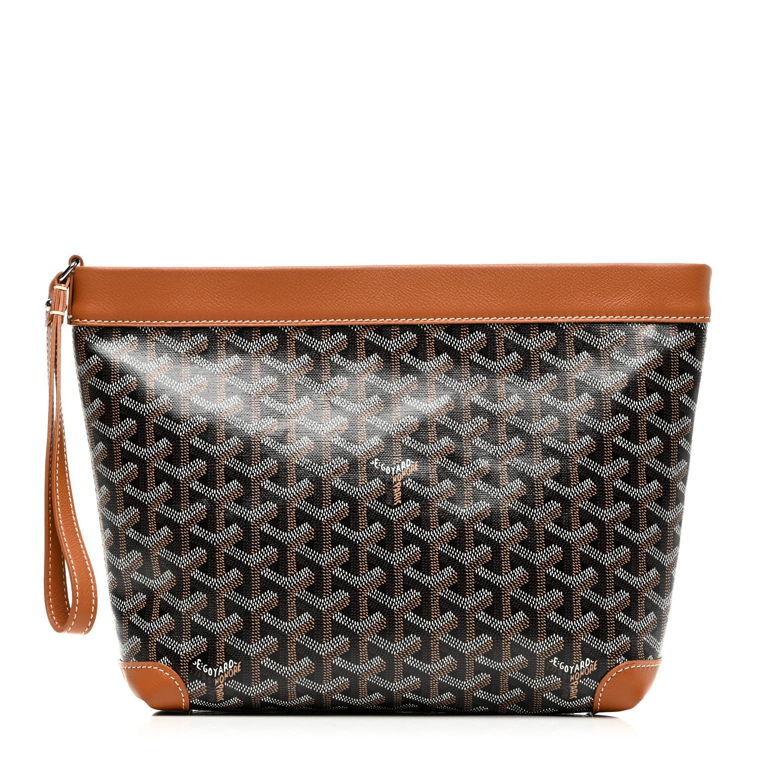 Goyard Goyardine Conti Pouch Black Gold 1 of 9