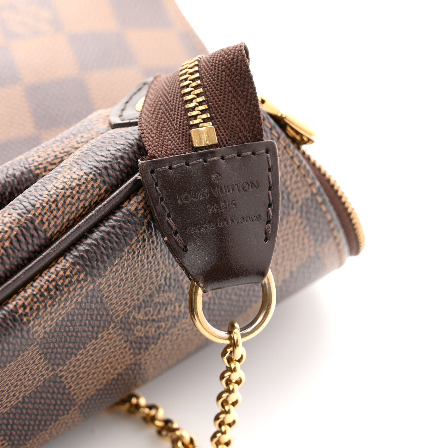 Louis Vuitton Damier Ebene Eva Clutch 6 of 10