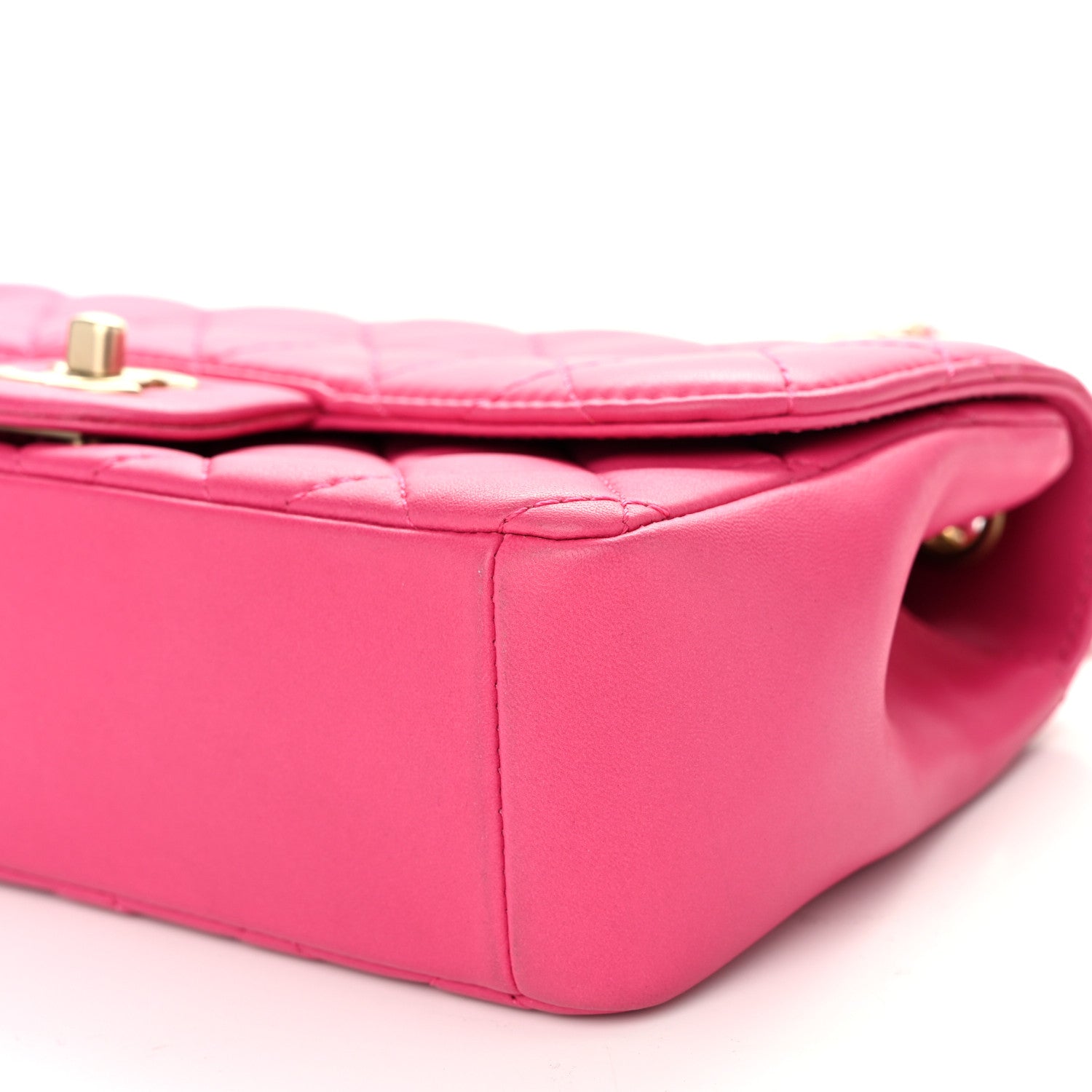 Chanel Lambskin Quilted Mini Mademoiselle Chic Flap Pink 10 of 10