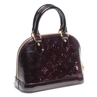 Louis Vuitton Vernis Alma BB Amarante 3 of 8