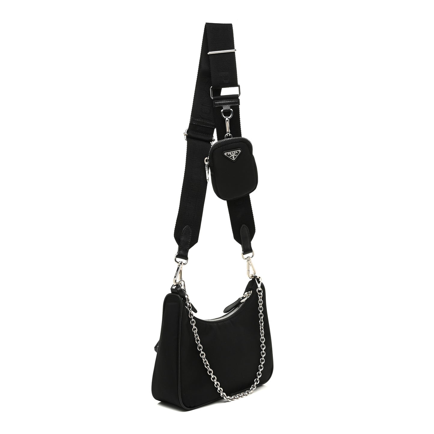 Nylon Re-Edition 2005 Shoulder Bag Black