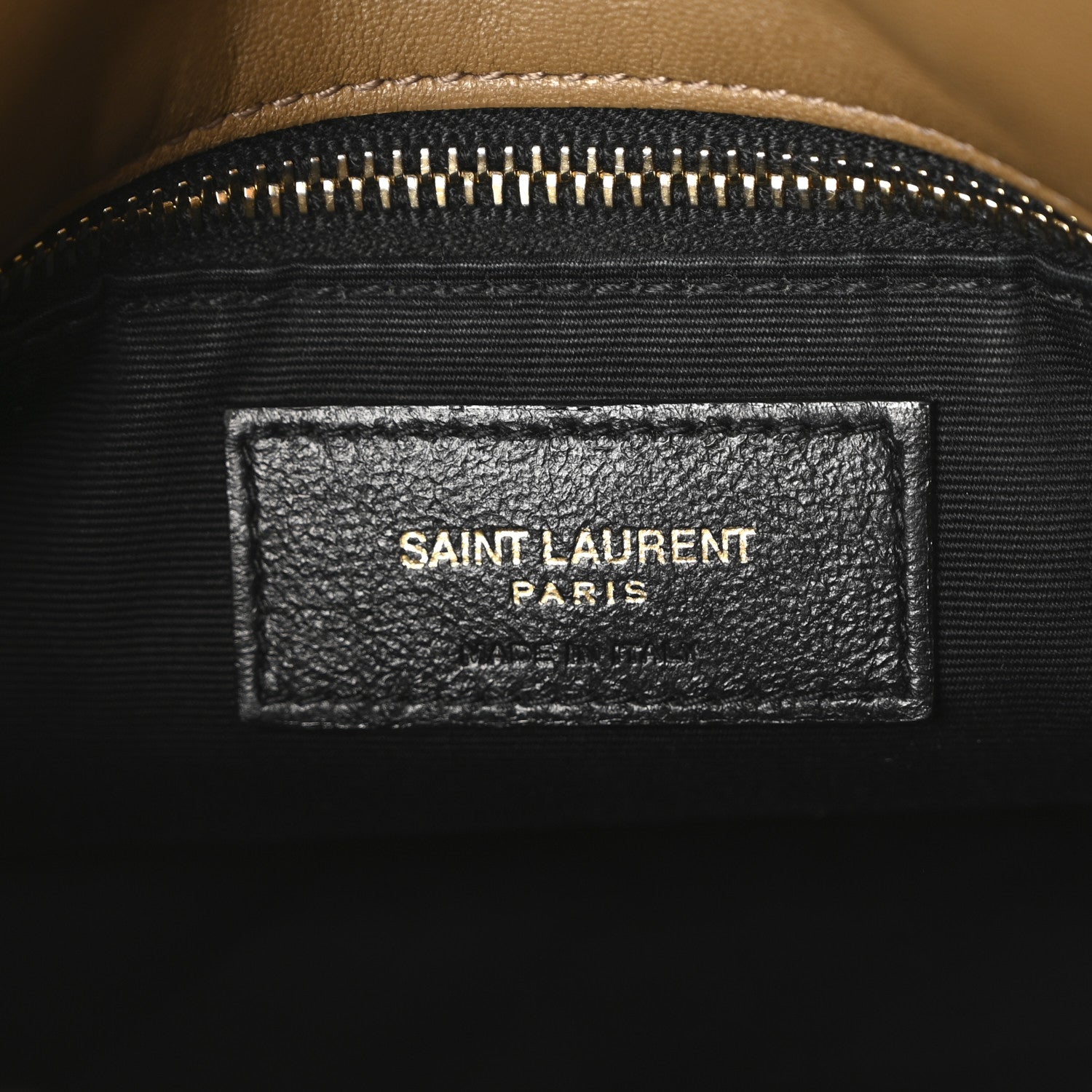 Saint Laurent Shearling Quilted Small Loulou Monogram Chain Satchel Cinnamon 6 of 10
