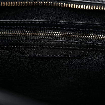 Celine Velluto Calfskin Tri-Color Mini Luggage Vanilla 6 of 37