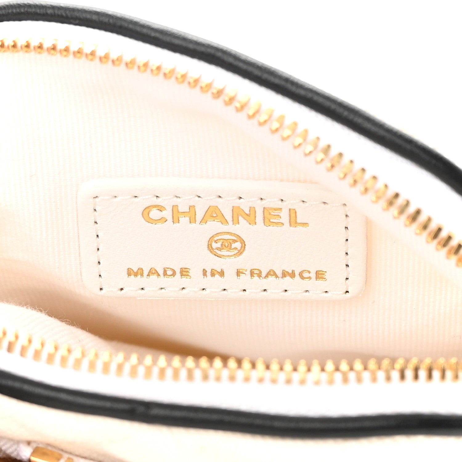Chanel Canvas Calfskin Tennis Racket Mini Bag White Black 7 of 12
