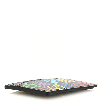 Gucci GG Supreme Monogram Psychedelic Card Holder Black 4 of 7
