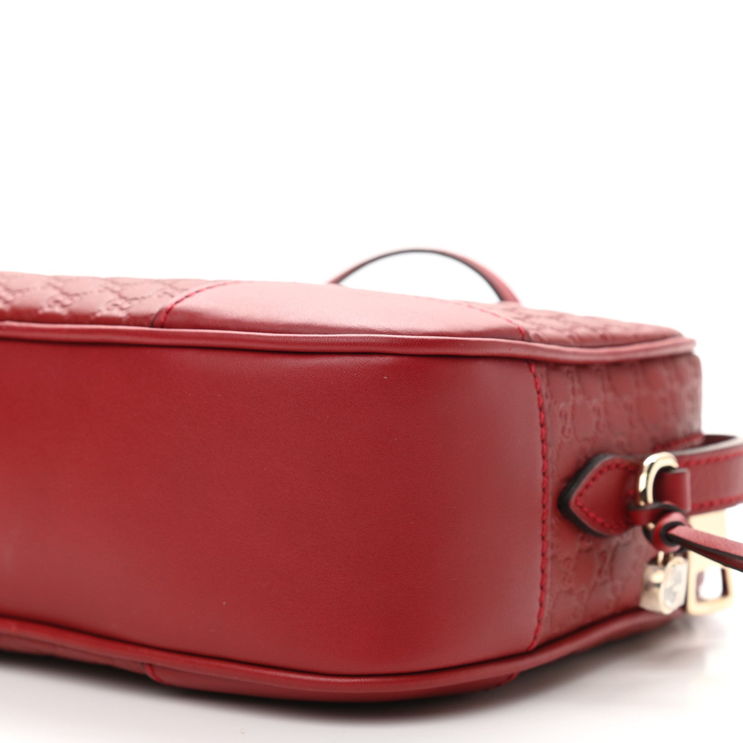 Gucci Microguccissima Mini Bree Messenger Bag Red 10 of 10