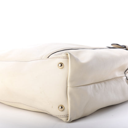 Gucci Calfskin Medium Britt Hobo Off White 7 of 15