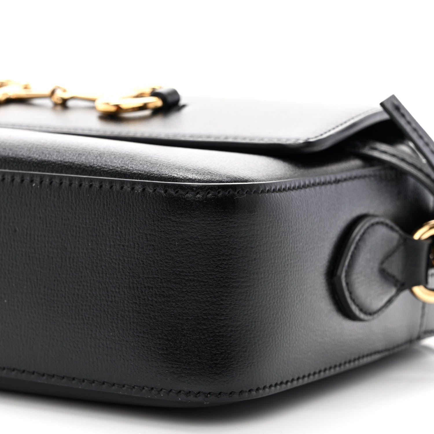 Gucci Azalea Calfskin Small Horsebit 1955 Shoulder Bag Black 10 of 11