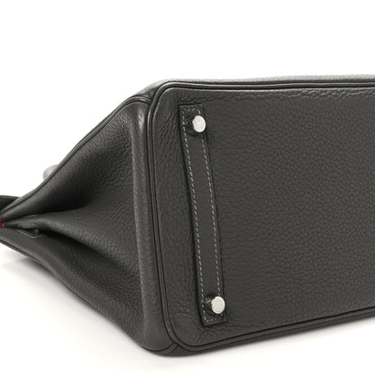 Hermes Togo Horseshoe Birkin 30 Etain Rose Mexico 9 of 10