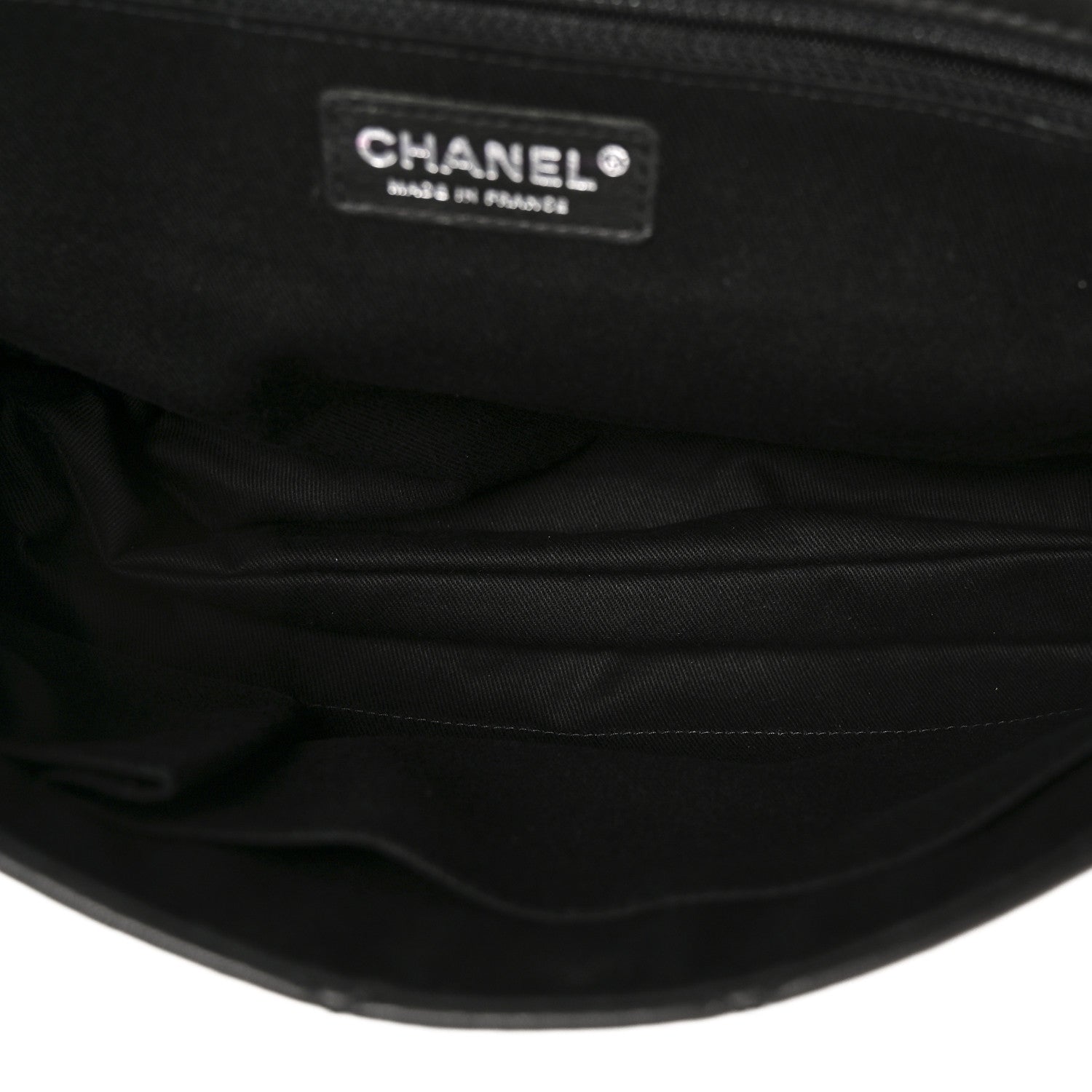 Chanel Goatskin Quilted Paris Dallas Saddle Bag Black 10 of 21