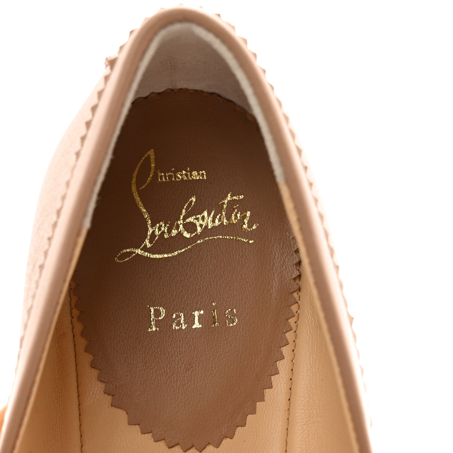 Christian Louboutin CHRISTIAN LOUBOUTIN Nappa Mamadrague Flats 39.5 Nude 6 of 8