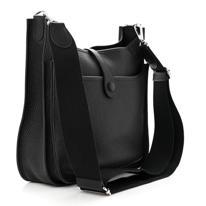 Hermes Taurillon Clemence Evelyne III PM Black 3 of 11