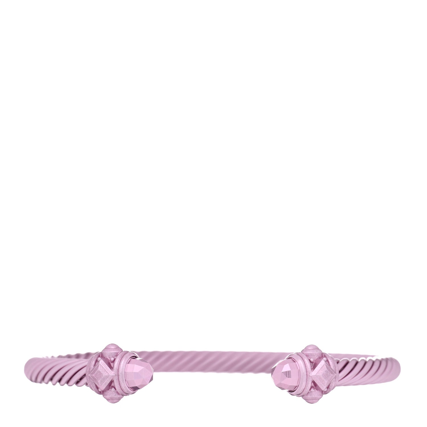 David Yurman Aluminum 5mm Renaissance Bracelet Pink 1 of 4