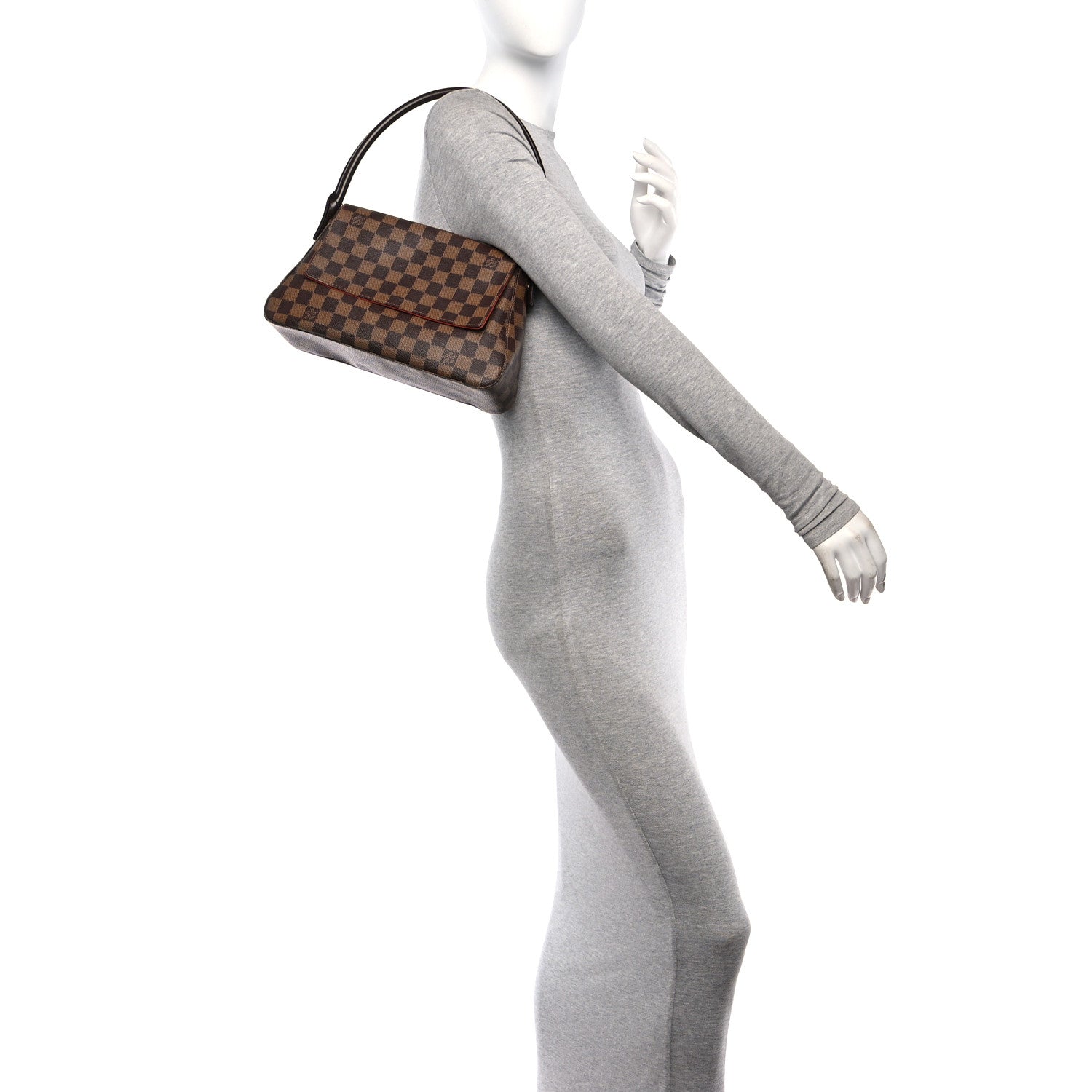 Louis Vuitton Damier Ebene Mini Looping 2 of 9
