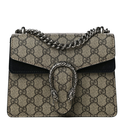 Gucci GG Supreme Monogram Mini Dionysus Shoulder Bag Black 2 of 16