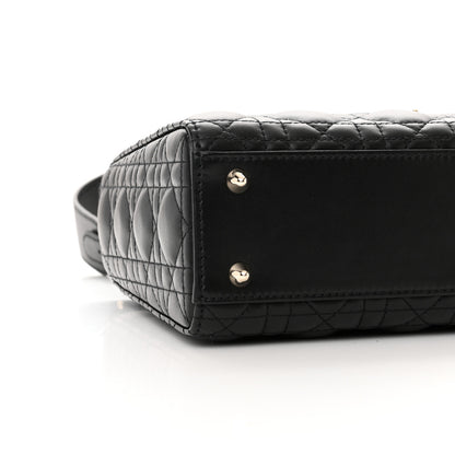 Christian Dior Lambskin Cannage Small My ABCDior Lady Dior Black 9 of 12