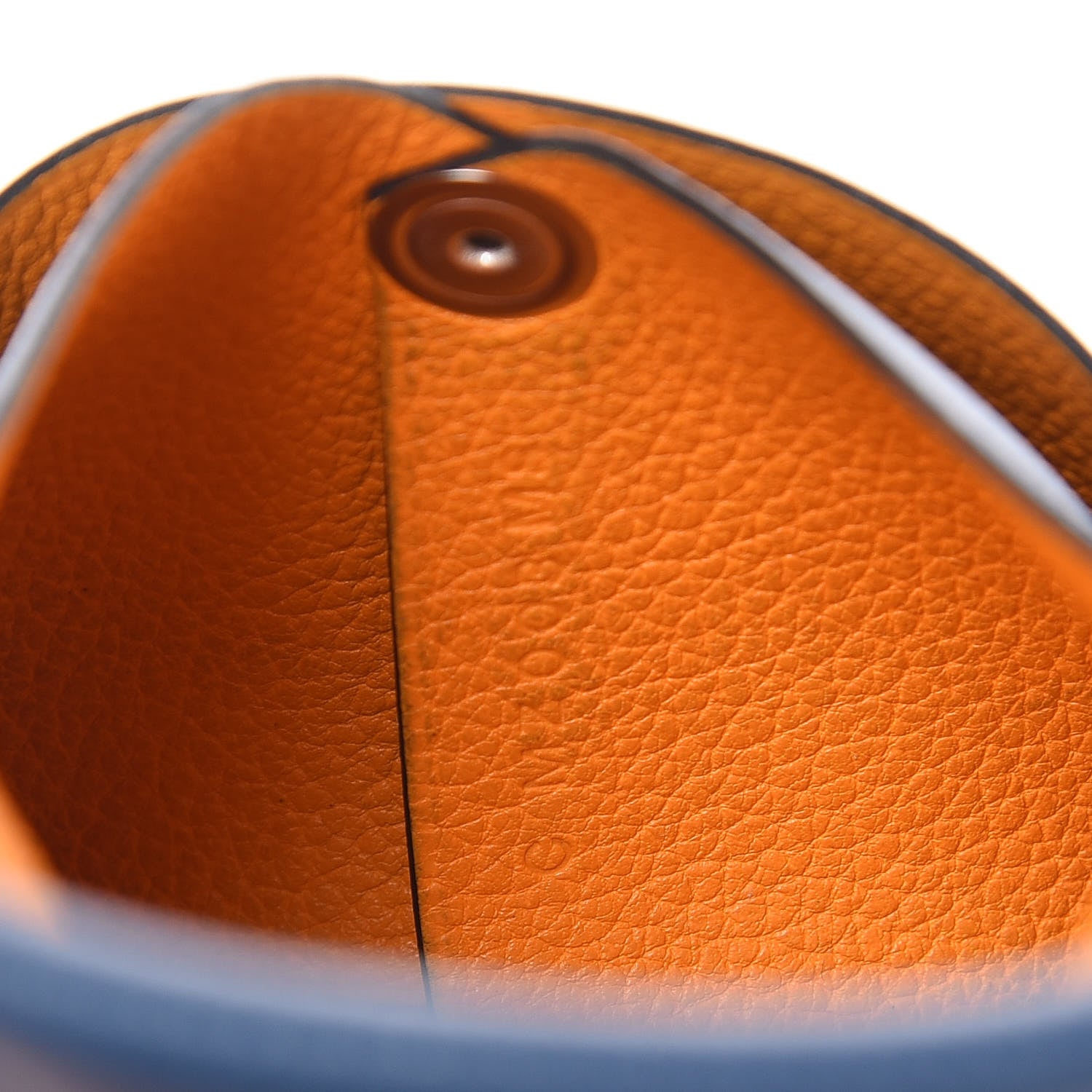 Hermes Chevre Mysore Bastia Coin Purse Bleu Agate 7 of 8