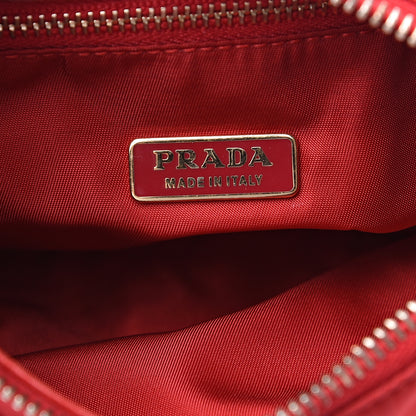 Prada Tessuto Nylon Shoulder Bag Rosso 5 of 8